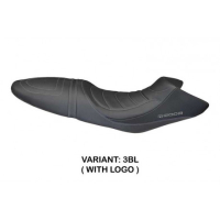 HOUSSE DE SELLE COMPATIBLE BMW R 1200 R (06-14) MODÈLE BRUNO - Logo : AVEC LOGO, Couleur : ROUGE, Type : CONFORT