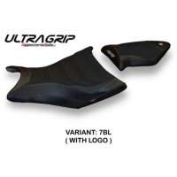HOUSSE DE SELLE COMPATIBLE BMW S 1000 RR (09-11) MODÈLE GIUBA 2 - Logo : AVEC LOGO, Couleur : BLEU, Type : ULTRAGRIP