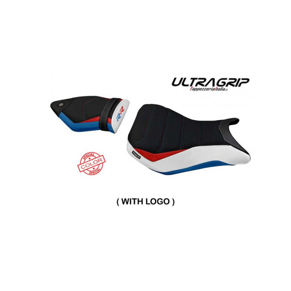 HOUSSE DE SELLE COMPATIBLE BMW S 1000 RR (12-14) MODÈLE IGRIM SPECIAL COLOR - Logo : AVEC LOGO, Type : ULTRAGRIP, Couleur : COULEUR HP
