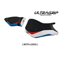 HOUSSE DE SELLE COMPATIBLE BMW S 1000 R (14-20) MODÈLE YELO HP - Logo : AVEC LOGO, Type : ULTRAGRIP, Couleur : COULEUR HP 