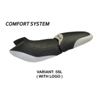 HOUSSE DE SELLE COMPATIBLE BMW R 1150 R (00-07) MODÈLE MASSIMO CARBON COLOR - Logo : AVEC LOGO, Couleur : NOIR, Type : STANDARD