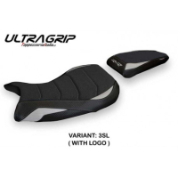 HOUSSE DE SELLE COMPATIBLE BMW S 1000 RR M-SPORT (19-22) MODÈLE EDIGE 1 - Logo : AVEC LOGO, Couleur : ROUGE, Type : ULTRAGRIP