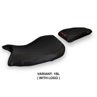 HOUSSE DE SELLE COMPATIBLE BMW S 1000 RR M-SPORT (19-22) MODÈLE SEVAN 1 - Logo : AVEC LOGO, Couleur : NOIR, Type : STANDARD 