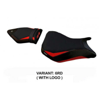 HOUSSE DE SELLE COMPATIBLE BMW S 1000 RR (15-18) MODÈLE HAKHA - Logo : AVEC LOGO, Couleur : BLEU, Type : STANDARD