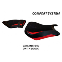HOUSSE DE SELLE COMPATIBLE BMW S 1000 RR (15-18) MODÈLE VITTORIA 2 - Couleur : ROUGE, Type : CONFORT, Logo : AVEC LOGO
