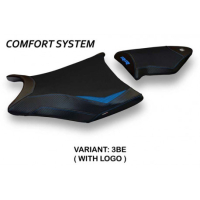 HOUSSE DE SELLE COMPATIBLE BMW S 1000 RR (09-11) MODÈLE ESSEN 2 - Logo : AVEC LOGO, Couleur : NOIR, Type : CONFORT 