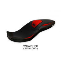 HOUSSE DE SELLE COMPATIBLE BMW S 1000 XR (20-22) MODÈLE ADRAR 1 - Logo : AVEC LOGO, Couleur : ROUGE, Type : STANDARD