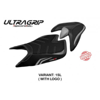 HOUSSE DE SELLE COMPATIBLE APRILIA TUONO V4 (21-22) MODÈLE ZUERA SPECIAL COLOR U - Couleur : BLANC, Type : CONFORT, Logo : AVEC LOGO