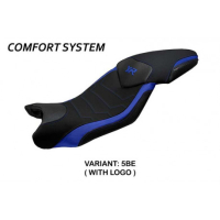 HOUSSE DE SELLE COMPATIBLE BMW S 1000 XR (15-19) MODÈLE ARDEA - Couleur : BLEU, Type : CONFORT, Logo : AVEC LOGO