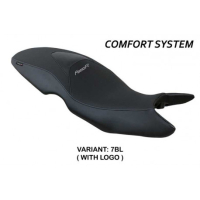 HOUSSE DE SELLE COMPATIBLE BMW F 800 R (09-20) MODÈLE MAILI - Logo : AVEC LOGO, Couleur : BLANC, Type : CONFORT