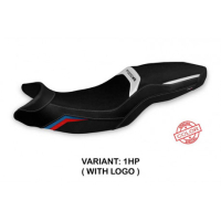 HOUSSE DE SELLE COMPATIBLE BMW F 900 XR (19-22) MODÈLE ARIMA SPECIAL COLOR - Logo : AVEC LOGO, Couleur : OR - ARGENT, Type : STANDARD