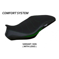HOUSSE DE SELLE COMPATIBLE BENELLI 752 S (19-22) MODÈLE LIMA - Couleur : NOIR, Logo : AVEC LOGO, Type : ULTRAGRIP