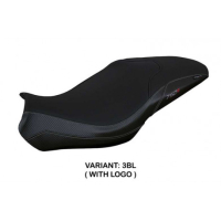 HOUSSE DE SELLE COMPATIBLE BENELLI 752 S (19-22) MODÈLE LIMA - Type : CONFORT, Logo : AVEC LOGO, Couleur : ARGENT