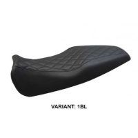 HOUSSE DE SELLE COMPATIBLE BENELLI LEONCINO (17-22) MODÈLE GORDON - Logo : AVEC LOGO, Couleur : NOIR, Type : STANDARD 