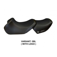 HOUSSE DE SELLE COMPATIBLE BMW R 1150 RT (00-06) MODÈLE OSTUNI - Logo : AVEC LOGO, Couleur : ARGENT, Type : STANDARD