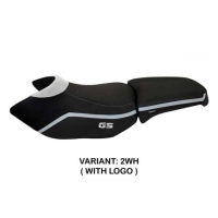 HOUSSE DE SELLE COMPATIBLE BMW R 1200 GS ADVENTURE (06-12) MODÈLE IONIA 4 - Couleur : ROUGE, Type : CONFORT, Logo : AVEC LOGO