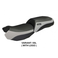 HOUSSE DE SELLE COMPATIBLE BMW R 1200 GS (13-18) MODÈLE ORTIGIA 2 - Couleur : BLANC, Type : STANDARD, Logo : AVEC LOGO