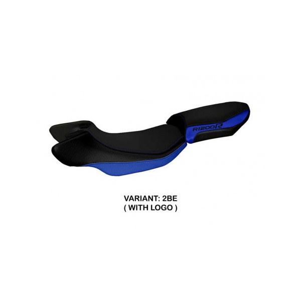HOUSSE DE SELLE COMPATIBLE BMW R 1200 R (15-18) MODÈLE AURELIA COLOR 2 - Logo : AVEC LOGO, Couleur : GRIS GRIS, Type : STANDARD