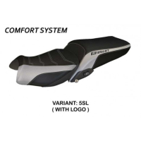HOUSSE DE SELLE COMPATIBLE BMW R 1250 RT (19-22) MODÈLE ALGHERO 1 - Couleur : BLEU, Type : STANDARD, Logo : AVEC LOGO