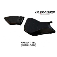HOUSSE DE SELLE COMPATIBLE BMW S 1000 RR (12-14) MODÈLE IGRIM - Logo : AVEC LOGO, Couleur : NOIR, Type : ULTRAGRIP