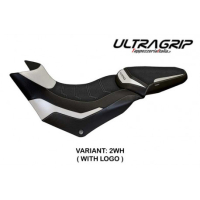 HOUSSE DE SELLE COMPATIBLE DUCATI MULTISTRADA 950 (17-21) MODÈLE SLAPY - Logo : AVEC LOGO, Couleur : NOIR, Type : ULTRAGRIP