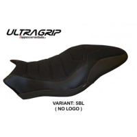 HOUSSE DE SELLE COMPATIBLE DUCATI MONSTER 797 (17-20) MODÈLE PIOMBINO 2 - Logo : AVEC LOGO, Couleur : NOIR, Type : ULTRAGRIP 