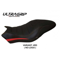HOUSSE DE SELLE COMPATIBLE DUCATI MONSTER 797 (17-20) MODÈLE PIOMBINO 2 - Logo : AVEC LOGO, Couleur : NOIR, Type : ULTRAGRIP