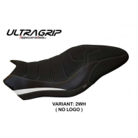 HOUSSE DE SELLE COMPATIBLE DUCATI MONSTER 797 (17-20) MODÈLE PIOMBINO 2 - Logo : AVEC LOGO, Couleur : NOIR, Type : ULTRAGRIP