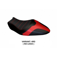 HOUSSE DE SELLE COMPATIBLE  DUCATI MONSTER 821/1200 (14-16) MODÈLE ROVIGO 1 - Logo : AVEC LOGO, Couleur : ROUGE, Type : STANDARD 