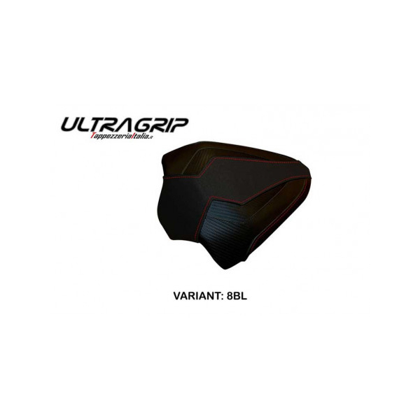 HOUSSE DE SELLE PASSAGER POUR DUCATI PANIGALE V4 (18-22) MODÈLE TENBY 1 - Logo : SANS LOGO, Couleur : NOIR, Type : ULTRAGRIP
