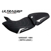 HOUSSE DE SELLE COMPATIBLE DUCATI MULTISTRADA V2 (21-22) MODÈLE HARIA - Logo : AVEC LOGO, Couleur : ROUGE, Type : CONFORT