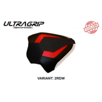 HOUSSE DE SELLE PASSAGER POUR DUCATI PANIGALE V4 (18-22) MODÈLE TENBY SPECIAL CO - Type : ULTRAGRIP, Couleur : BLANC ROUGE, Logo : SANS LOGO