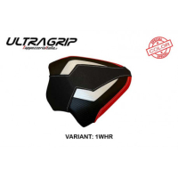 HOUSSE DE SELLE PASSAGER POUR DUCATI PANIGALE V4 (18-22) MODÈLE TENBY SPECIAL CO - Logo : SANS LOGO, Couleur : BLANC ROUGE, Type : ULTRAGRIP