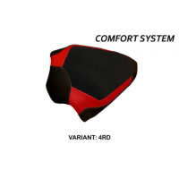 HOUSSE DE SELLE PASSAGER POUR DUCATI PANIGALE V4 (18-22) MODÈLE RIVOLI 1 - Couleur : NOIR, Type : CONFORT, Logo : SANS LOGO