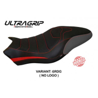 HOUSSE DE SELLE COMPATIBLE DUCATI MONSTER 821/1200 (17-20) MODÈLE PIOMBINO SPEC - Logo : AVEC LOGO, Type : ULTRAGRIP, Couleur : ROUGE BLANC