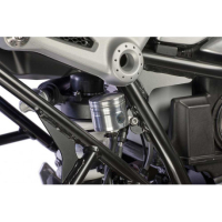 HOUSSE DE SELLE COMPATIBLE  DUCATI SCRAMBLER 400/800/1100 (15-22) MODÈLE CAPRI - Logo : AVEC LOGO, Couleur : JAUNE, Type : STANDARD