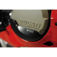 HOUSSE DE SELLE COMPATIBLE  DUCATI SCRAMBLER 400/800/1100 (15-22) MODÈLE CAPRI - Logo : AVEC LOGO, Couleur : JAUNE, Type : STANDARD