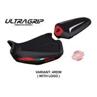 HOUSSE DE SELLE COMPATIBLE DUCATI MONSTER 937 (21-22) MODÈLE LINOSA STANDARD, RO - Logo : AVEC LOGO, Couleur : GRIS GRIS, Type : CONFORT