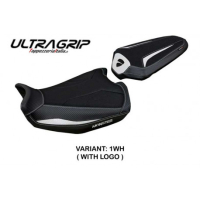 HOUSSE DE SELLE COMPATIBLE DUCATI MONSTER 937 (21-22) MODÈLE LINOSA STANDARD, RO - Couleur : BLANC, Type : CONFORT, Logo : AVEC LOGO