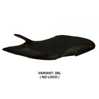 HOUSSE DE SELLE COMPATIBLE DUCATI SUPER SPORT (17-22) MODÈLE MASSA 2 - Logo : AVEC LOGO, Couleur : NOIR, Type : STANDARD 