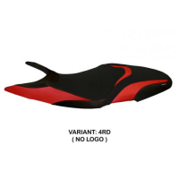 HOUSSE DE SELLE COMPATIBLE DUCATI SUPER SPORT (17-22) MODÈLE MASSA 2 - Logo : AVEC LOGO, Couleur : NOIR, Type : STANDARD