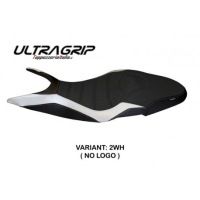 HOUSSE DE SELLE COMPATIBLE DUCATI SUPER SPORT (17-22) MODÈLE PISTOIA 1 - Couleur : NOIR, Logo : AVEC LOGO, Type : ULTRAGRIP