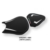 HOUSSE DE SELLE COMPATIBLE DUCATI STREETFIGHTER (09-15) MODÈLE DESTIN - Couleur : JAUNE, Type : STANDARD, Logo : AVEC LOGO