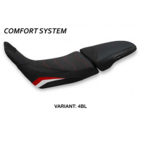 HOUSSE DE SELLE COMPATIBLE HONDA AFRICA TWIN 1100 (20-22) MODÈLE VINH CONFORT, B - Logo : AVEC LOGO, Couleur : NOIR, Type : CONFORT 