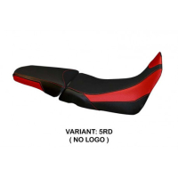 HOUSSE DE SELLE COMPATIBLE HONDA AFRICA TWIN 1000 (15-19) MODÈLE PALINURO 1 - Logo : AVEC LOGO, Couleur : ARGENT, Type : CONFORT