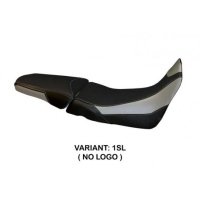 HOUSSE DE SELLE COMPATIBLE HONDA AFRICA TWIN 1000 (15-19) MODÈLE PALINURO 1 - Logo : AVEC LOGO, Couleur : BLANC, Type : CONFORT