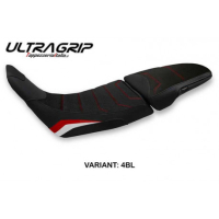 HOUSSE DE SELLE COMPATIBLE HONDA AFRICA TWIN 1100 (20-22) MODÈLE KHUM - Couleur : ROUGE, Logo : AVEC LOGO, Type : ULTRAGRIP