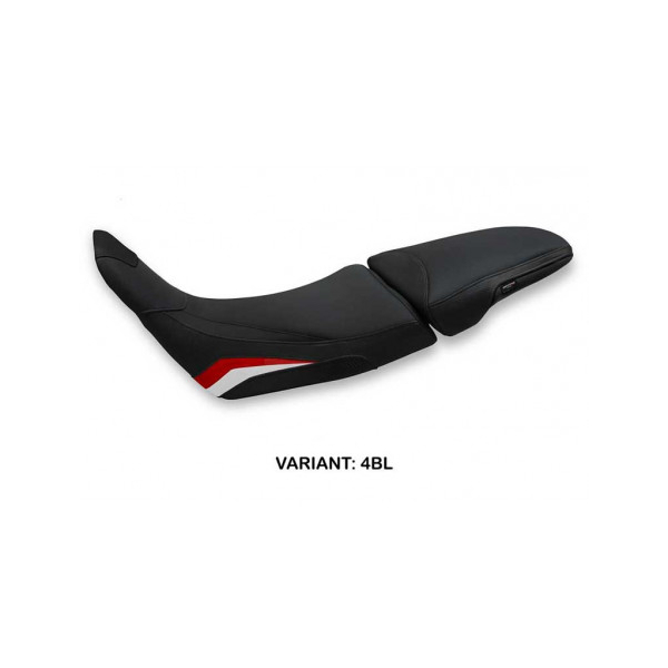 HOUSSE DE SELLE COMPATIBLE HONDA AFRICA TWIN 1100 (20-22) MODÈLE XEPON - Couleur : NOIR, Type : STANDARD, Logo : AVEC LOGO