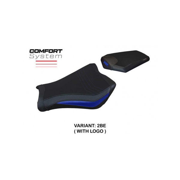 HOUSSE DE SELLE COMPATIBLE HONDA CBR 1000 RR (08-16) MODÈLE JANELA - Logo : AVEC LOGO, Couleur : ROUGE, Type : CONFORT