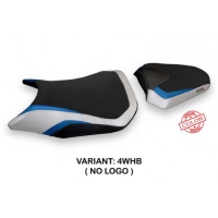 HOUSSE DE SELLE COMPATIBLE HONDA CB 500 F (16-22) MODÈLE PRESTON SPECIAL COLOR - Type : STANDARD, Couleur : BLANC BLEU, Logo : SANS LOGO